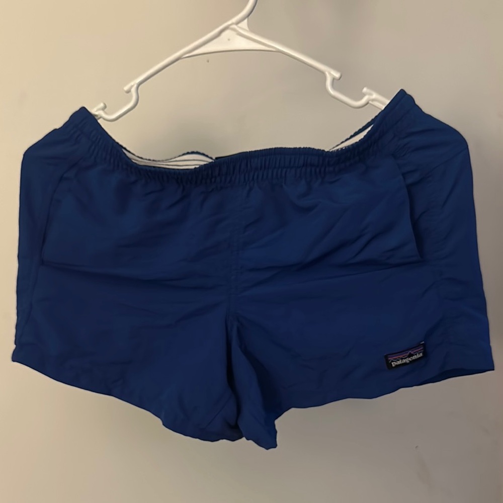 Patagonia Blue Athletic Shorts Lightweight Performance